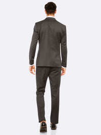 MARLOWE WOOL SUIT JACKET CHARCOAL