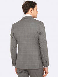 D.B NEW HOPKINS WOOL SUIT JACKET GREY