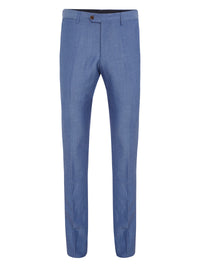 AUDEN  LINEN SUIT TROUSER BLUE