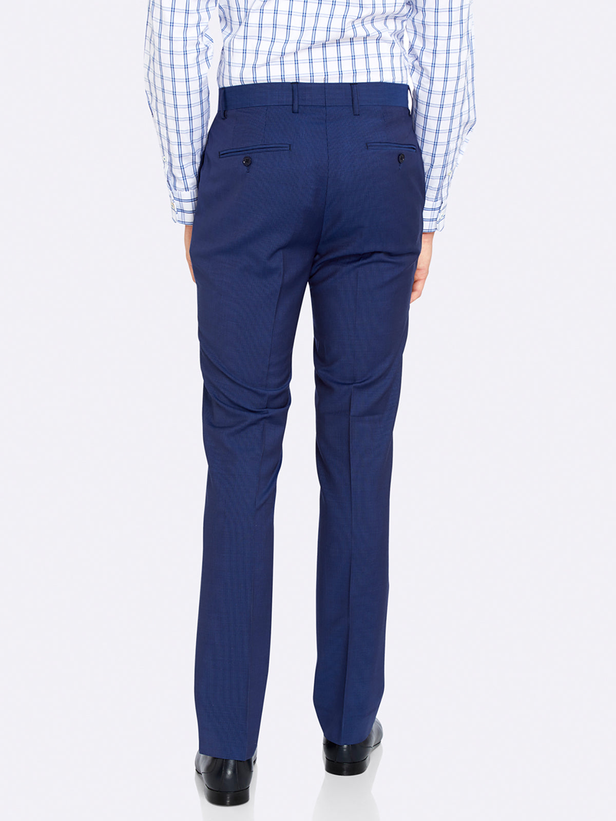 MARLOWE WOOL MOHAIR TROUSERS BLUX