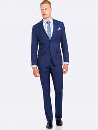 MARLOWE WOOL MOHAIR TROUSERS BLUX