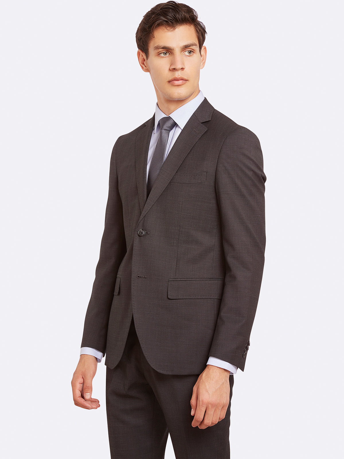 AUDEN WOOL SUIT JACKET CHARCOAL