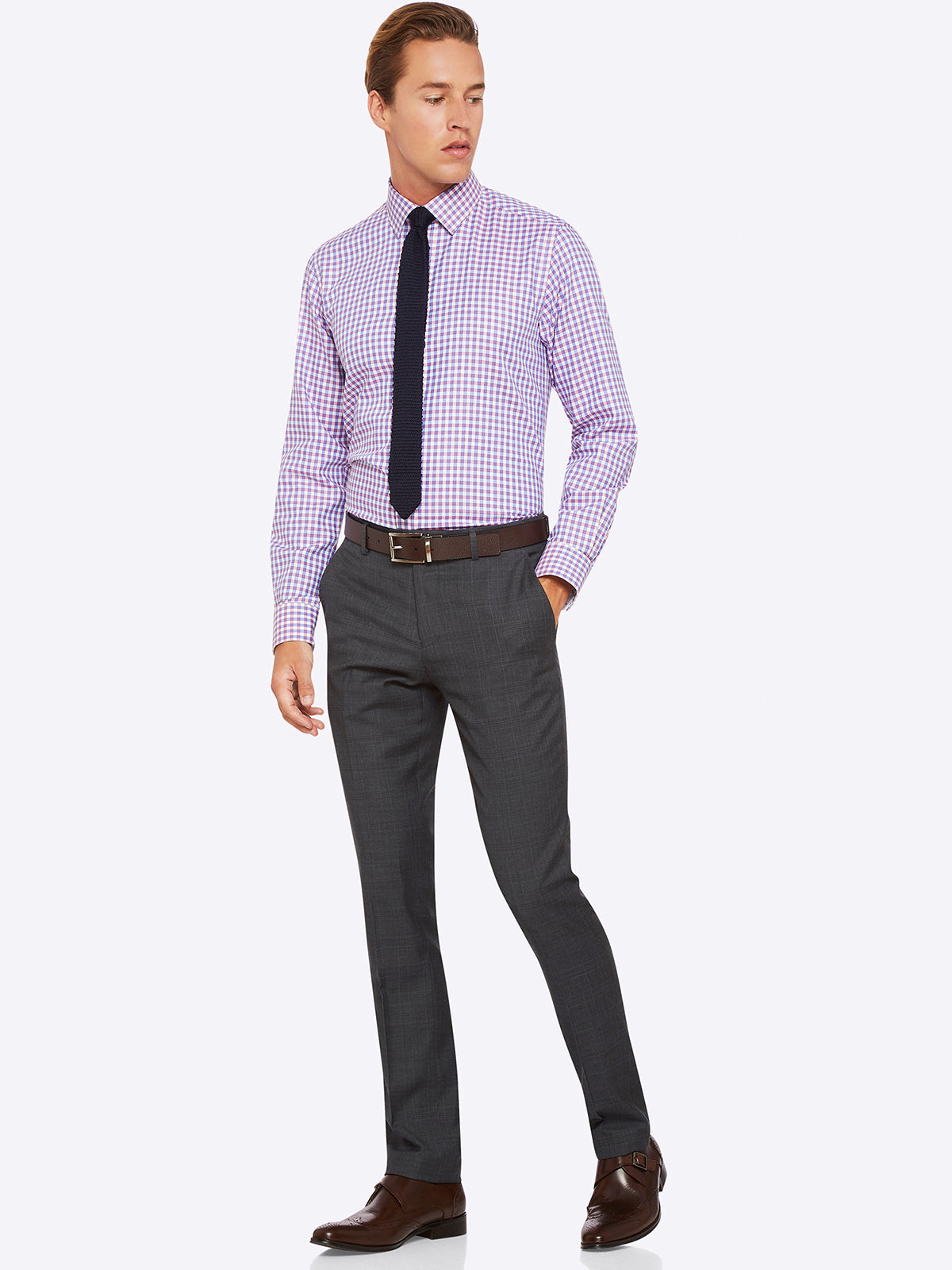 AUDEN SUIT TROUSERS GREY