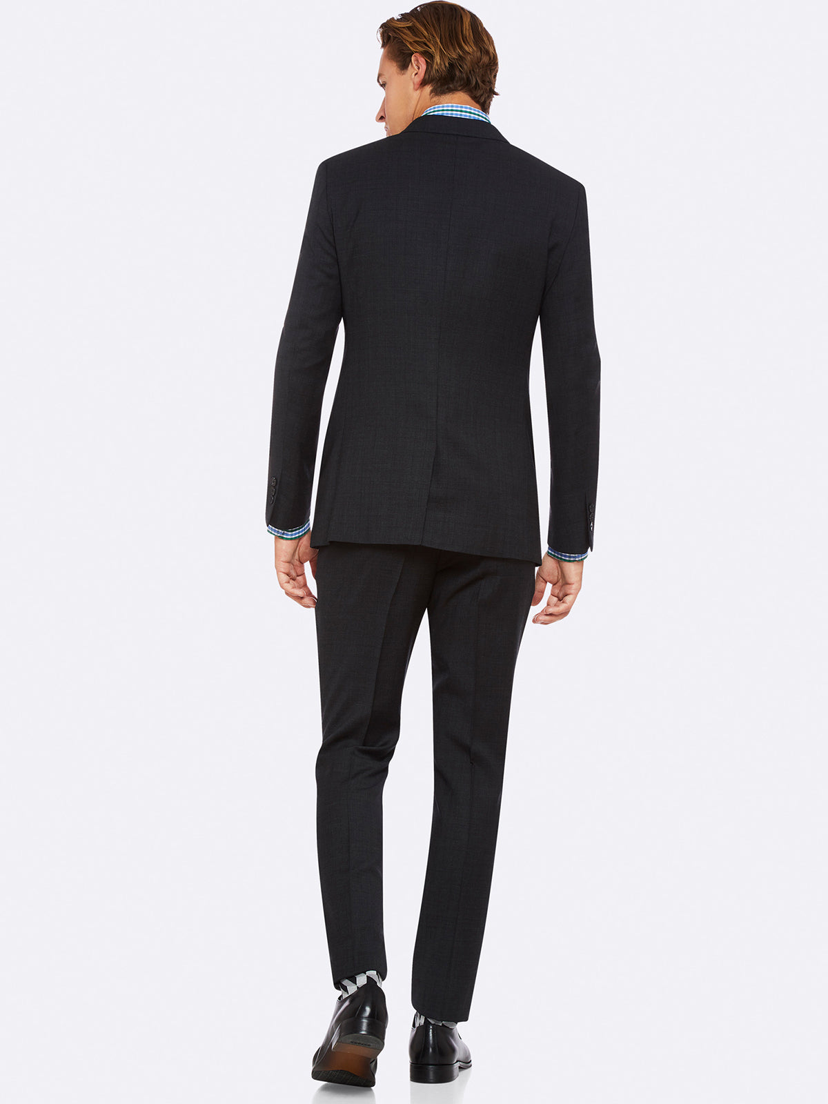 HOPKINS PEAK LAPEL WOOL SUIT JAKETX