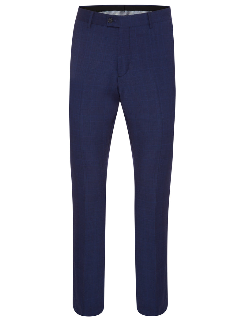 HOPKINS WOOL SUIT TROUSERS NAVY