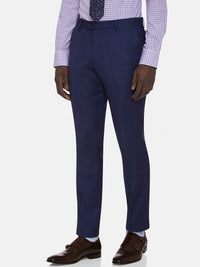HOPKINS WOOL SUIT TROUSERS NAVY