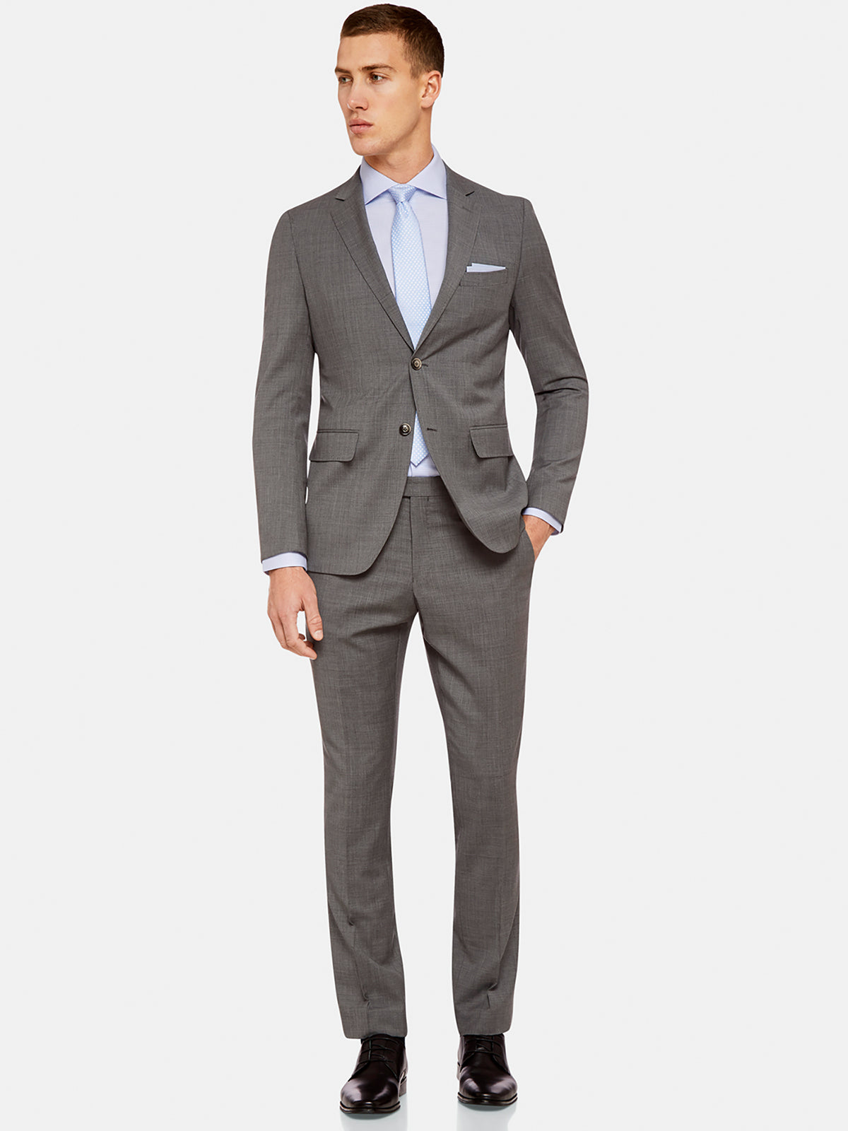 AUDEN WOOL/MOHAIR SUIT TROUSERS