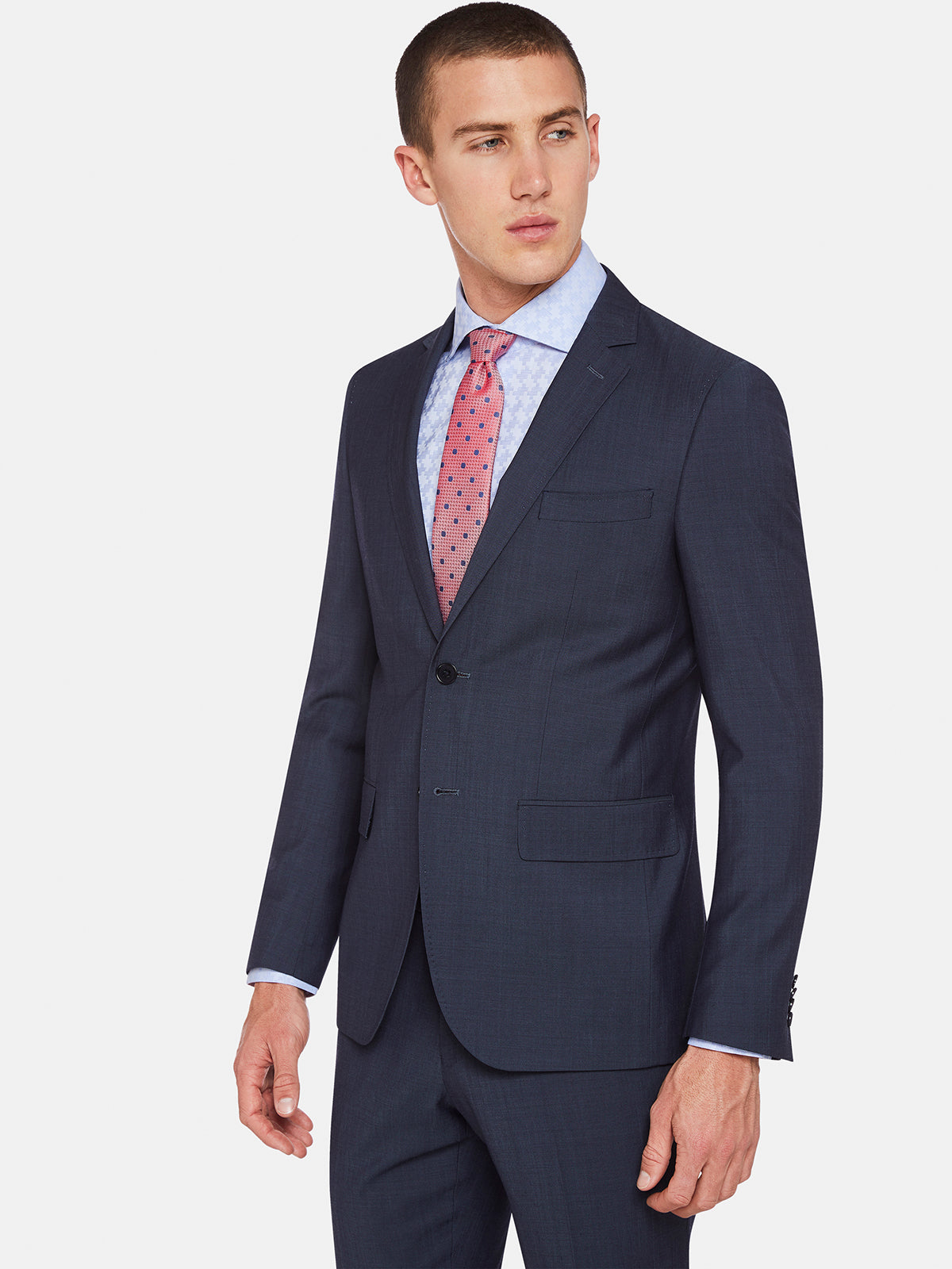 AUDEN WOOL LUXURY SUIT JACKET GUNMETAL