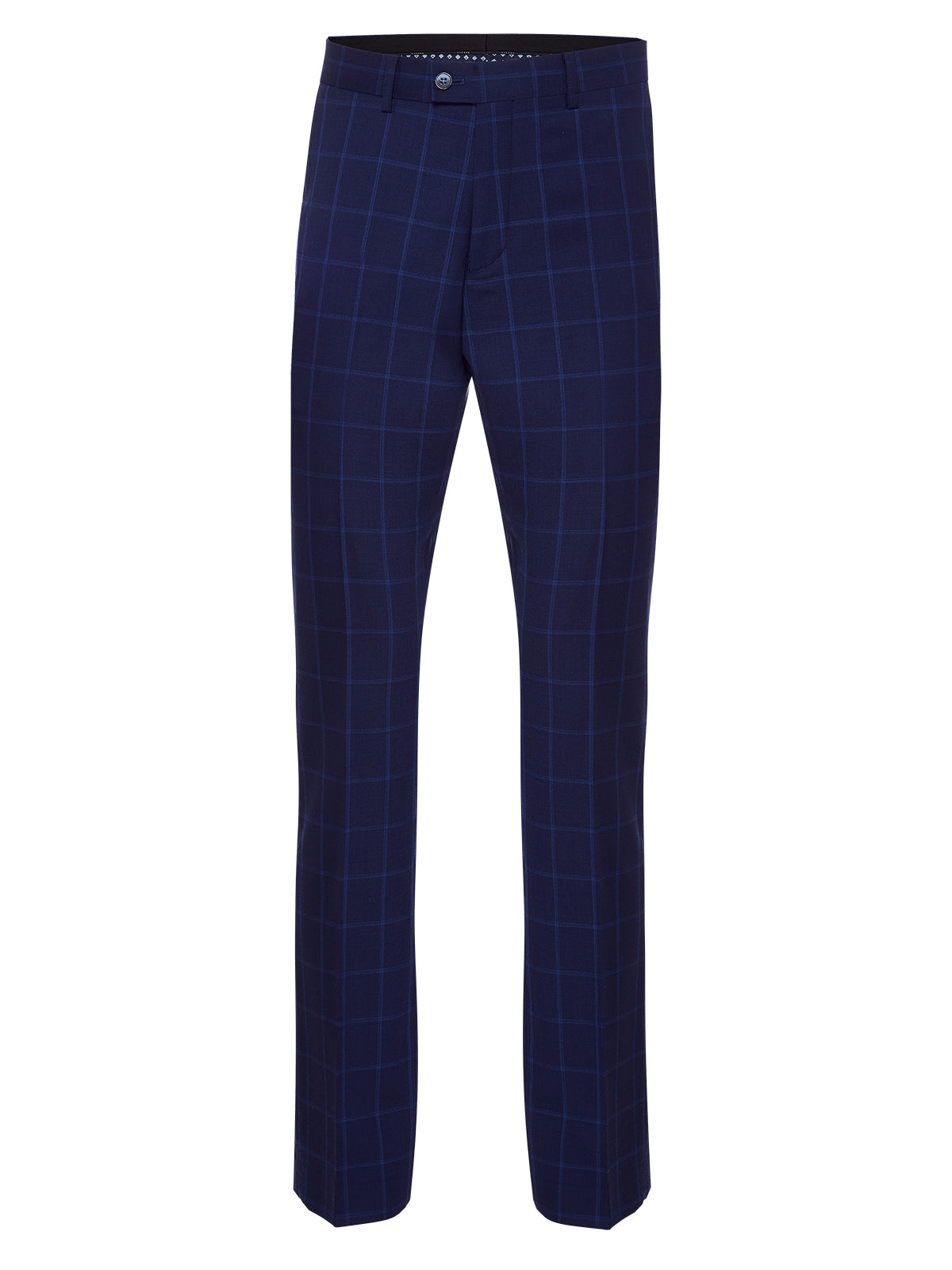 HOPKINS WOOL SUIT TROUSERS NAVY