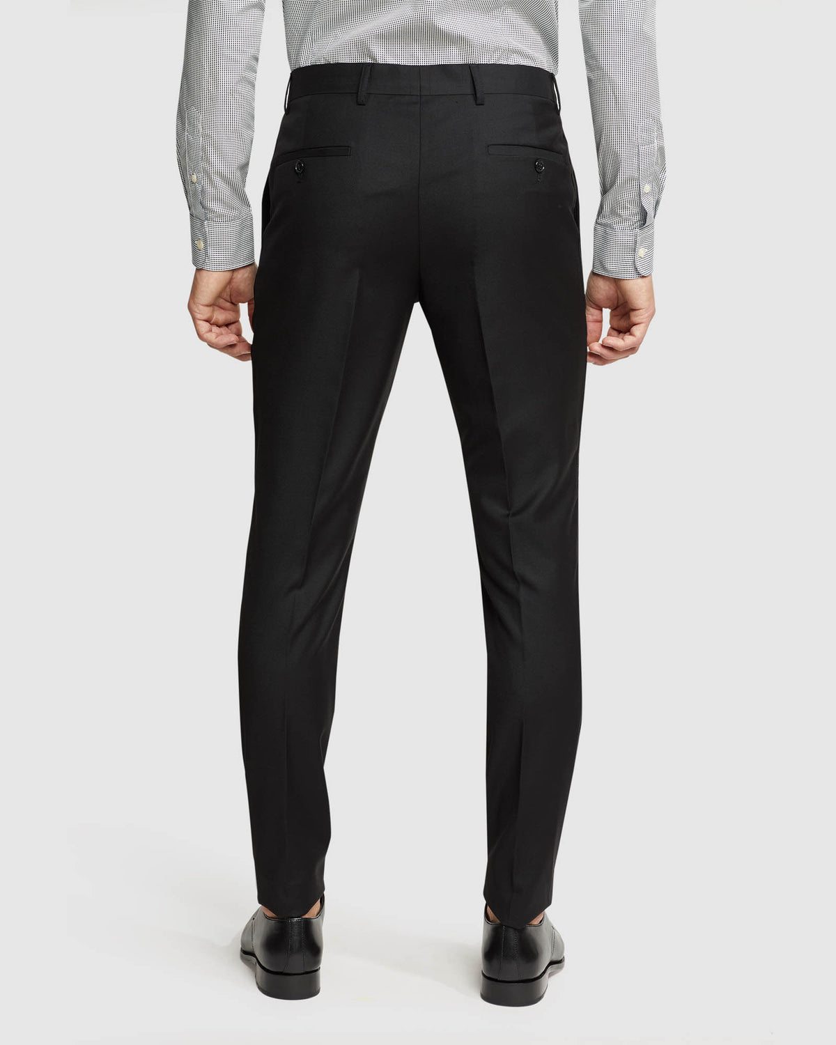 DINNER SUIT TROUSERS WITH SATIN TAPE MENS SUITS
