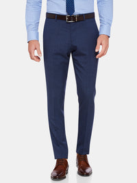 AUDEN WOOL SUIT TROUSERS BLUE