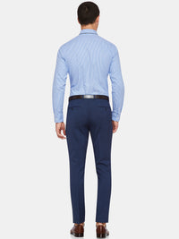 AUDEN WOOL SUIT TROUSERS BLUE