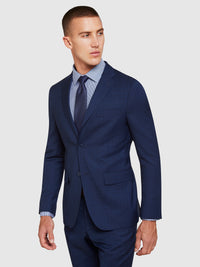 BYRON WOOL SUIT JACKET BLUE