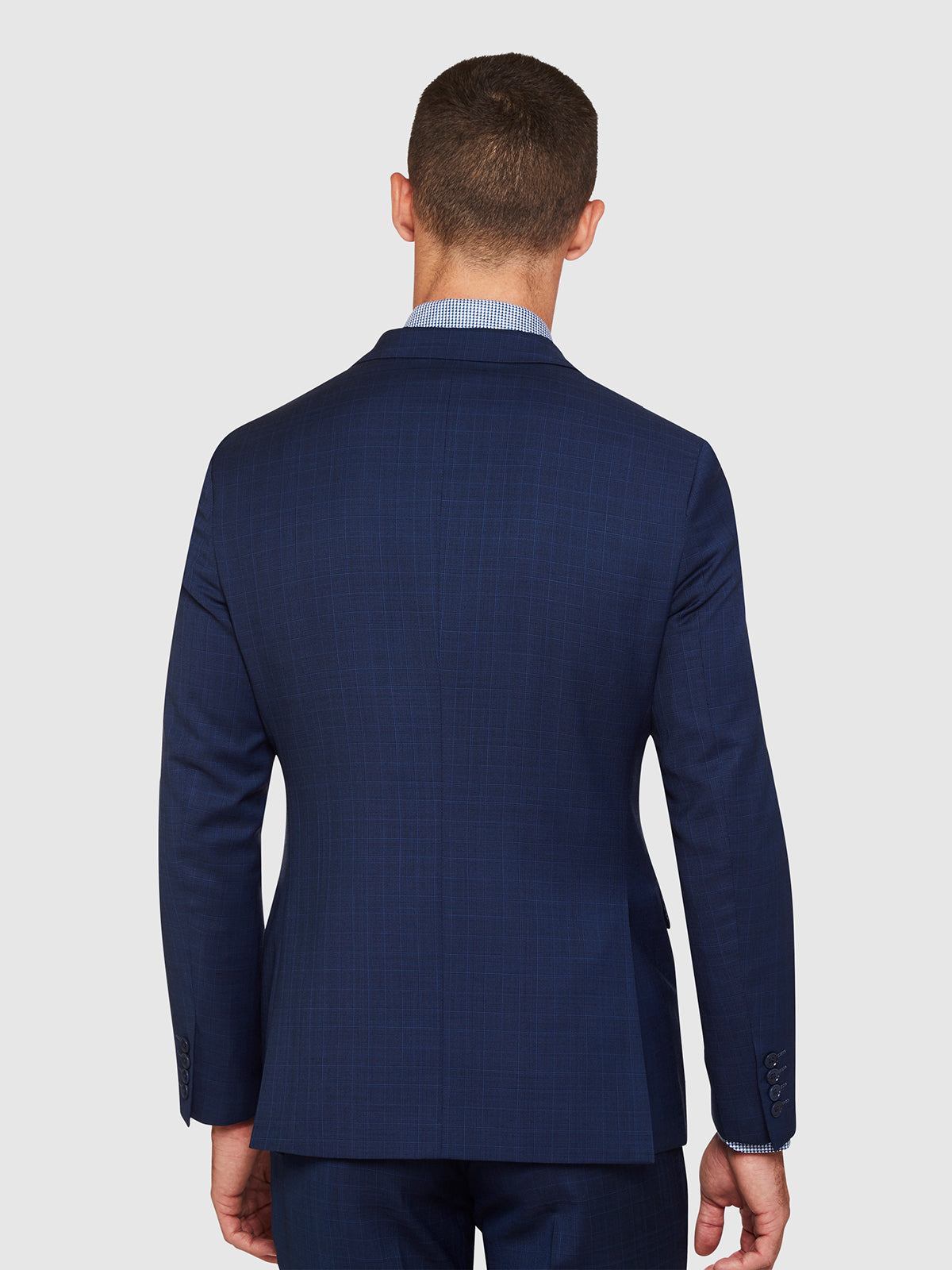 BYRON WOOL SUIT JACKET BLUE