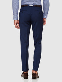 BYRON WOOL SUIT TROUSERS BLUE