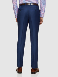 HOPKINS WOOL SUIT TROUSERS BLUE