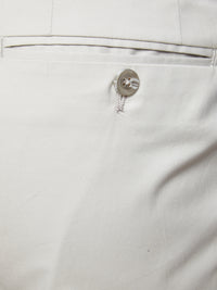 BYRON COTTON STRETCH SUIT TROUSERS SILVER