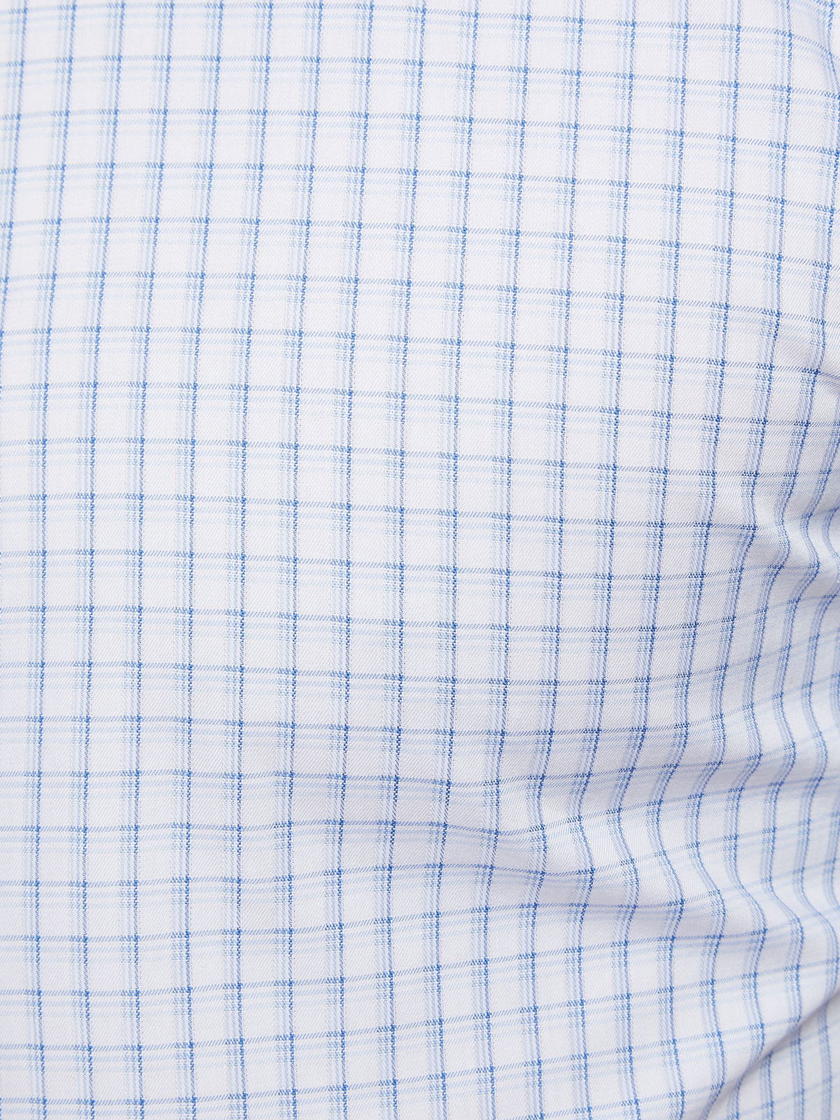 TRAFALGAR CHECKED SHIRT WHITE/BLUE