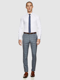 HOPKINS WOOL CHECKED TROUSERS