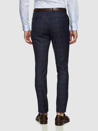 HOPKINS WOOL CHECKED TROUSERS