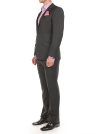 HOPKINS PEAK LAPEL JACKET CHAR MENS SUITS