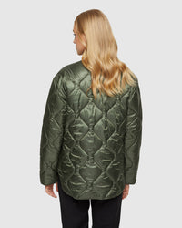 RANIE ECO FILLING QUILTED PUFFA JACKET WOMENS SUITS JKTS COATS