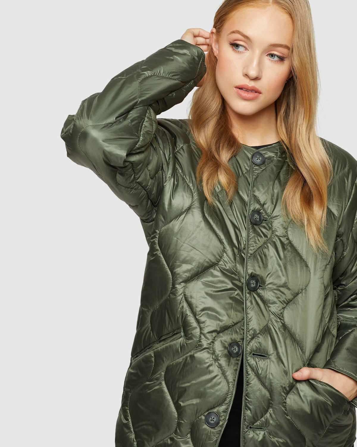 RANIE ECO FILLING QUILTED PUFFA JACKET WOMENS SUITS JKTS COATS