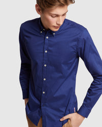 UXBRIDGE BUTTON DOWN POPLIN SHIRT MENS SHIRTS