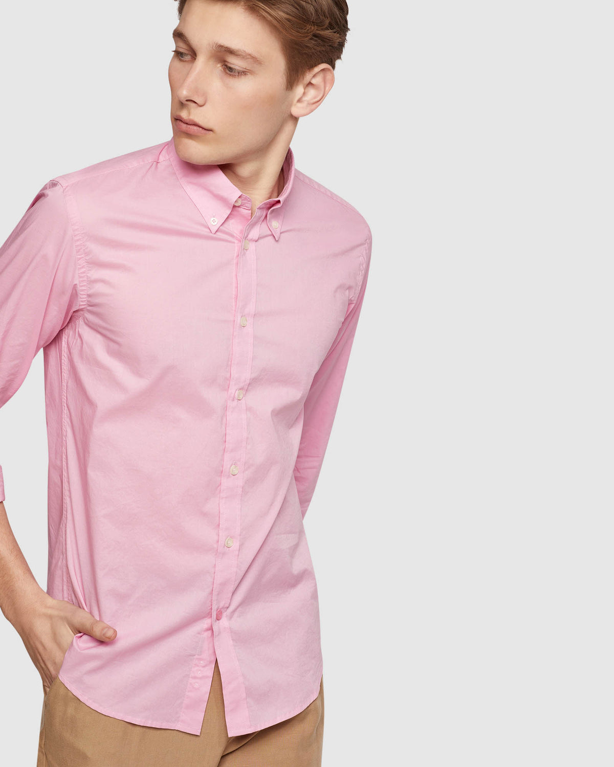 UXBRIDGE BUTTON DOWN POPLIN SHIRT MENS SHIRTS