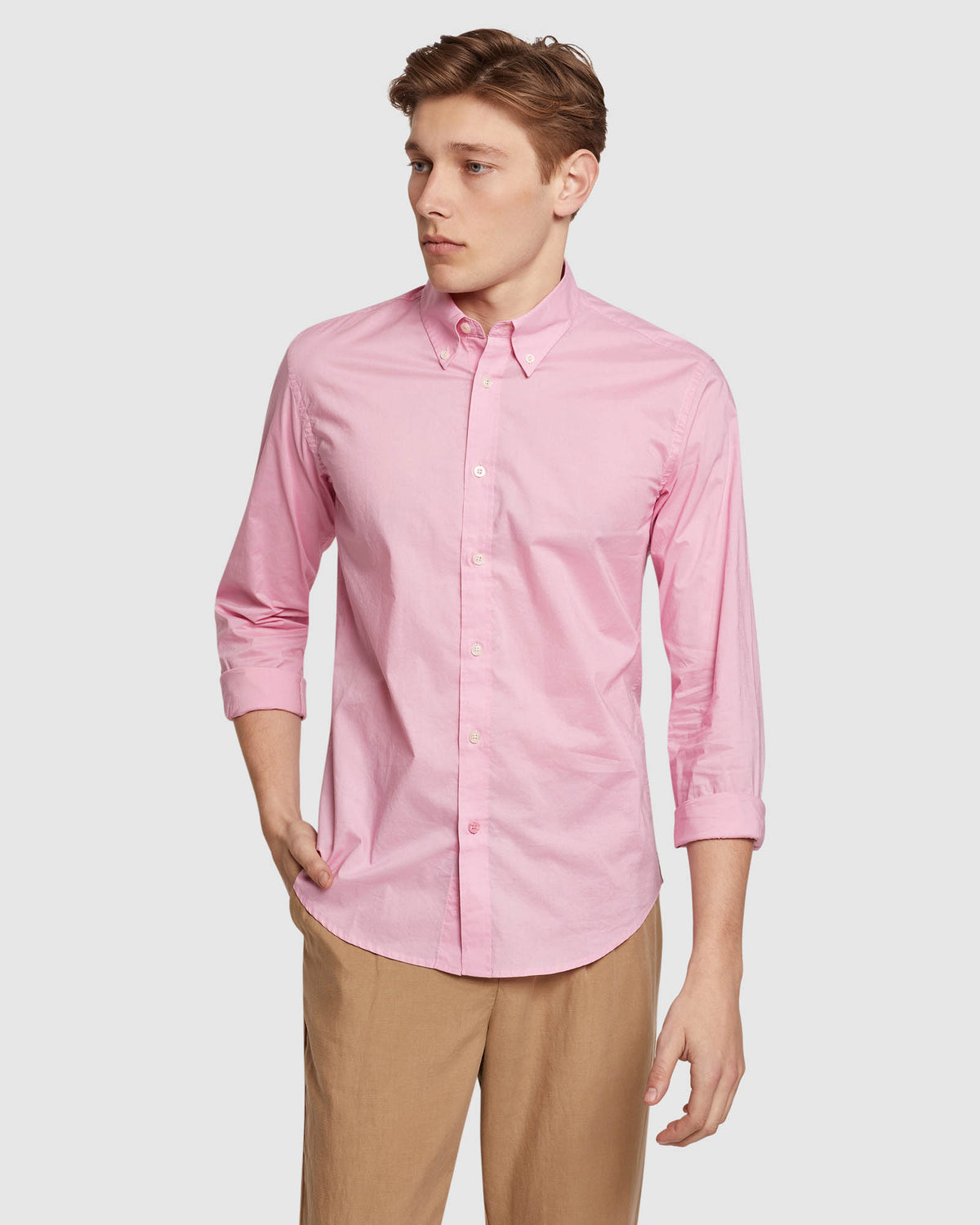 UXBRIDGE BUTTON DOWN POPLIN SHIRT MENS SHIRTS