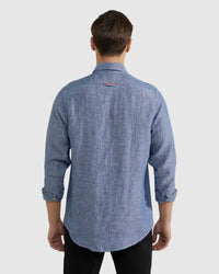 HOLLOWAY PURE LINEN SHIRT MENS SHIRTS