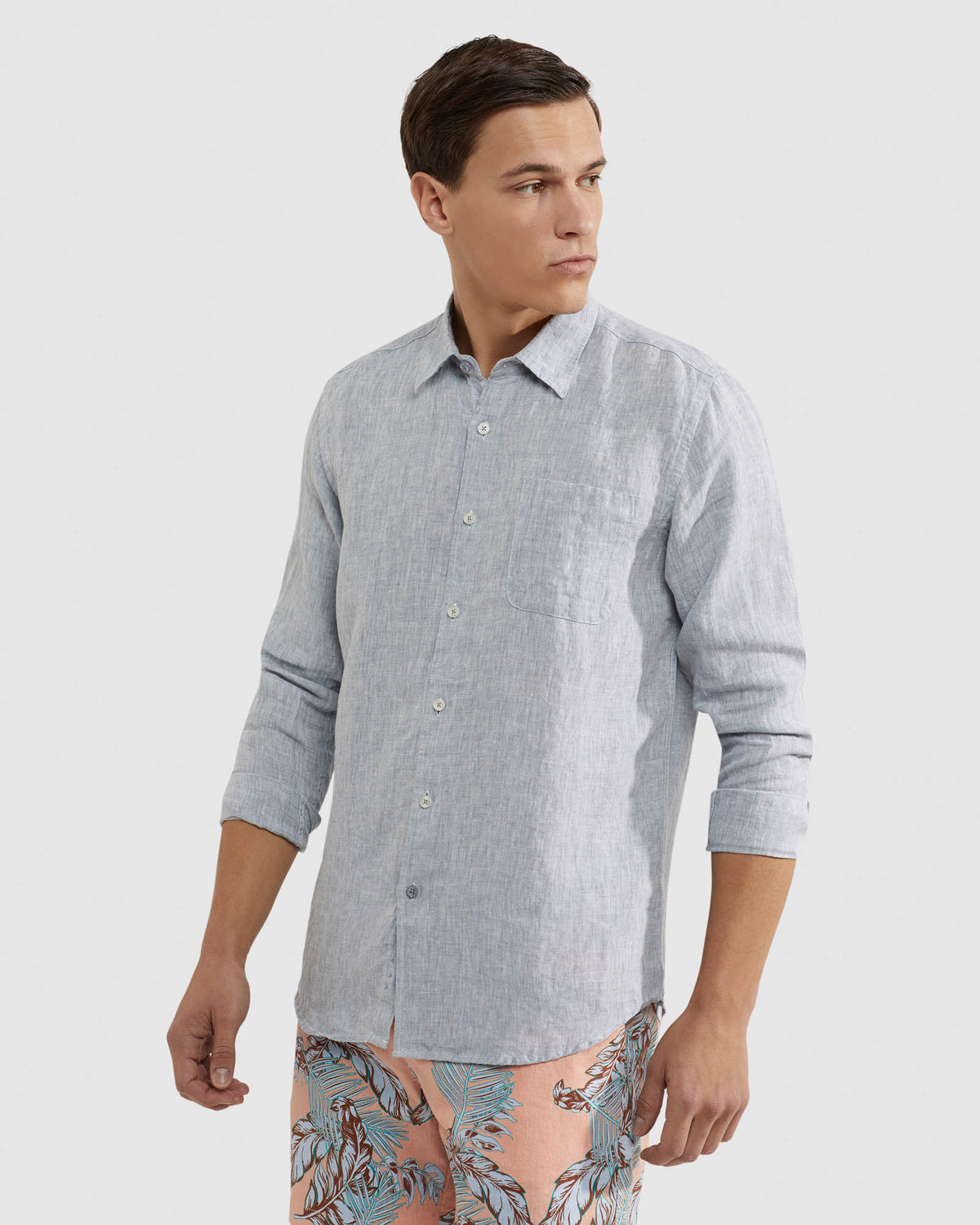 HOLLOWAY PURE LINEN SHIRT MENS SHIRTS