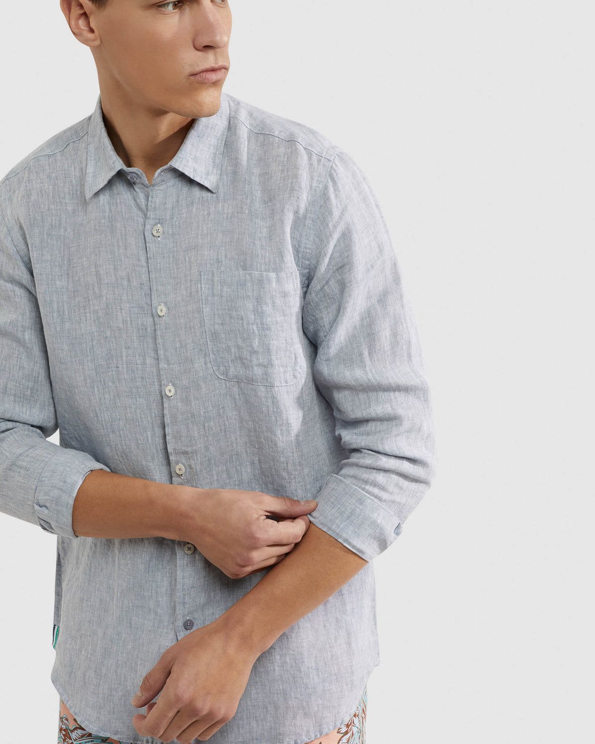 HOLLOWAY PURE LINEN SHIRT MENS SHIRTS