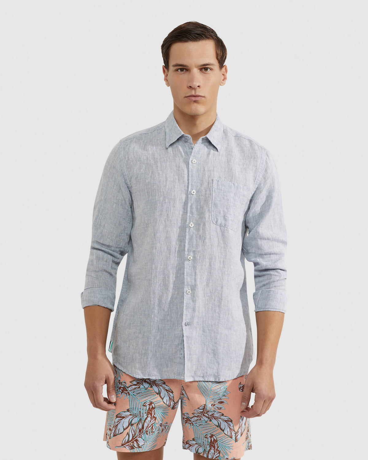 HOLLOWAY PURE LINEN SHIRT MENS SHIRTS