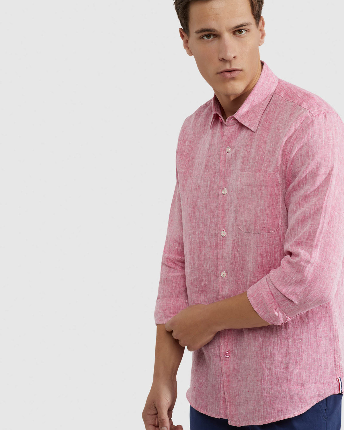 HOLLOWAY PURE LINEN SHIRT MENS SHIRTS
