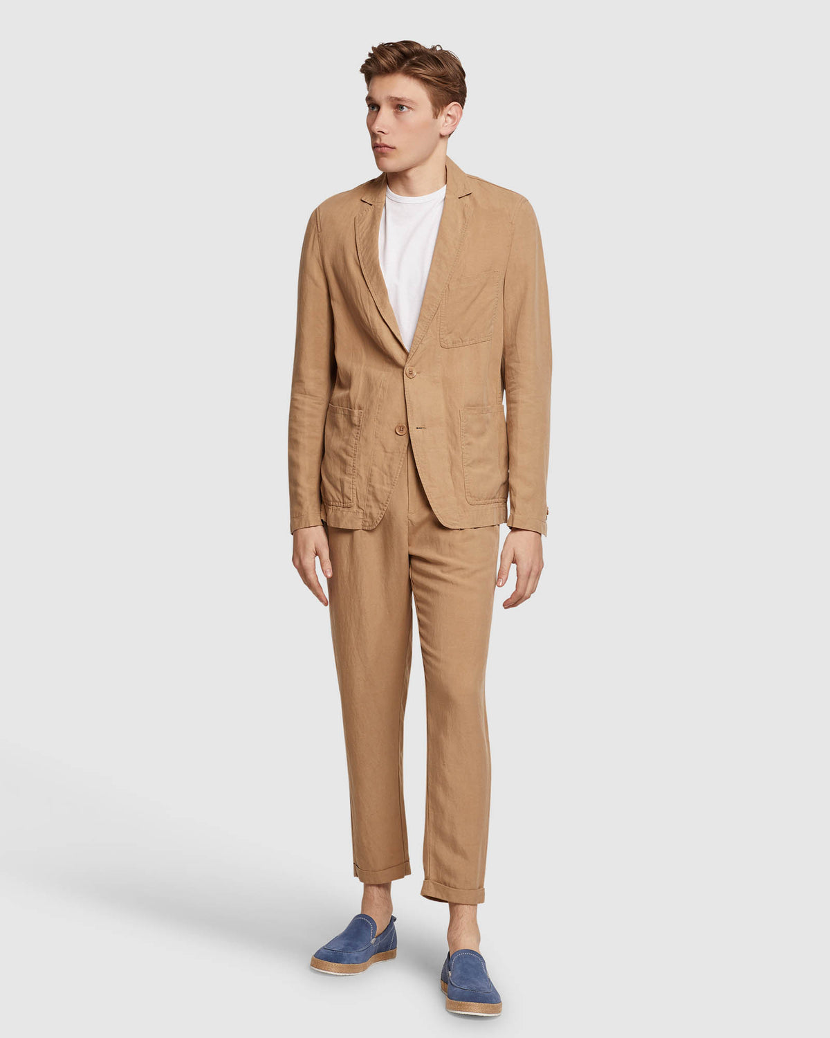 DANIEL TENCEL LINEN CASUAL JACKET MENS JACKETS AND COATS