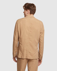 DANIEL TENCEL LINEN CASUAL JACKET MENS JACKETS AND COATS