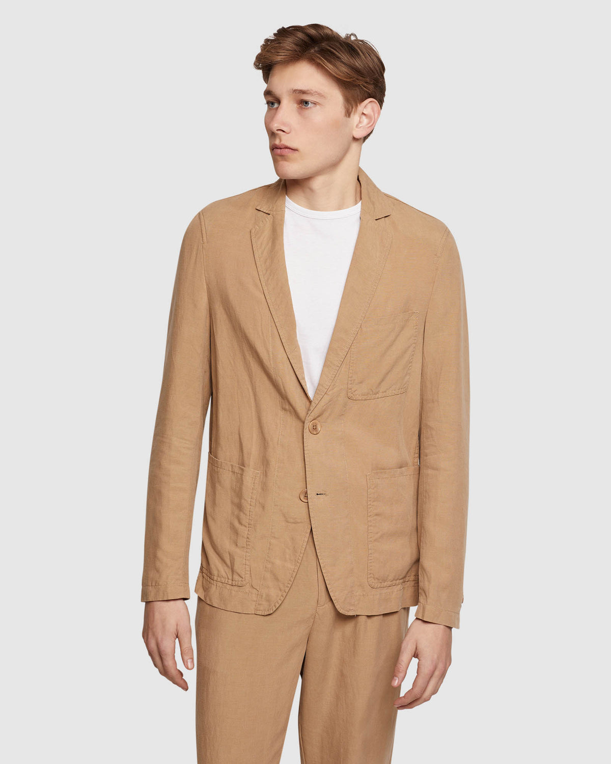 DANIEL TENCEL LINEN CASUAL JACKET MENS JACKETS AND COATS