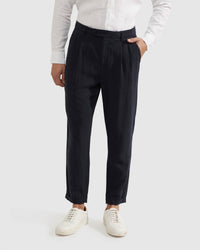 GARRAD TENCEL LINEN CASUAL TROUSERS MENS TROUSERS