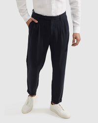 GARRAD TENCEL LINEN CASUAL TROUSERS MENS TROUSERS