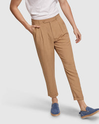 GARRAD TENCEL LINEN CASUAL TROUSERS MENS TROUSERS