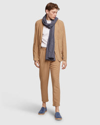 GARRAD TENCEL LINEN CASUAL TROUSERS MENS TROUSERS