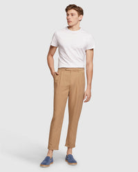 GARRAD TENCEL LINEN CASUAL TROUSERS MENS TROUSERS