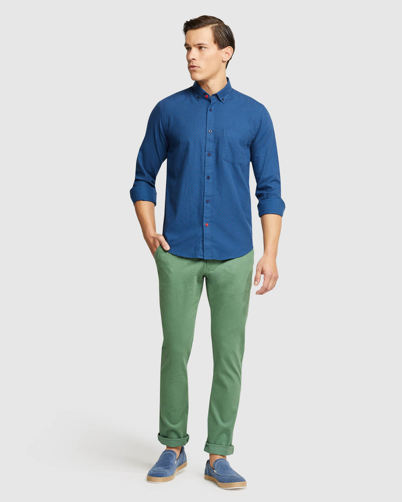 STRATTON SPOT PRINTED SHIRT MENS SHIRTS