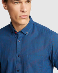 STRATTON SPOT PRINTED SHIRT MENS SHIRTS