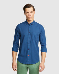STRATTON SPOT PRINTED SHIRT MENS SHIRTS