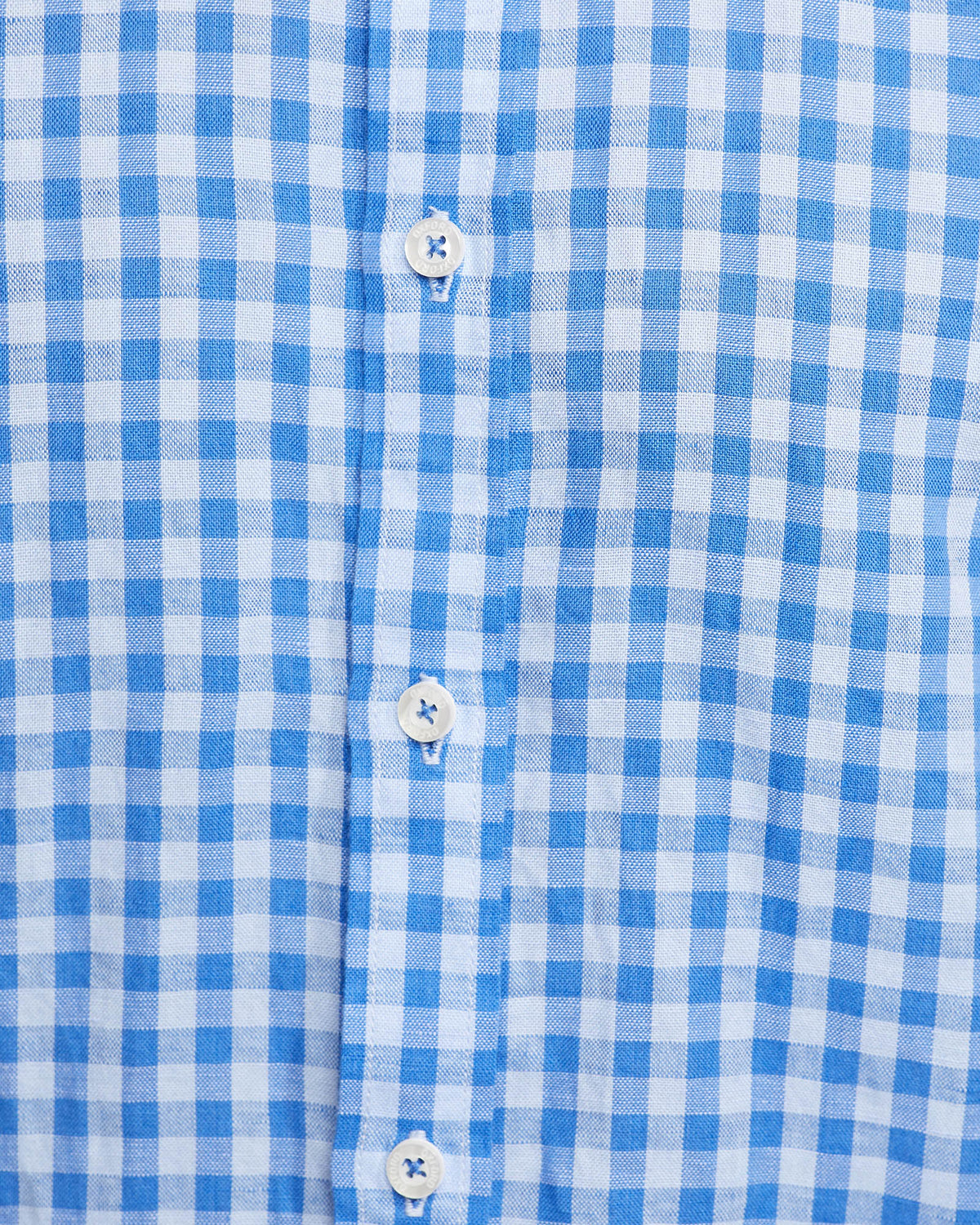 KENTON LINEN BLEND CHECKED SHIRT MENS SHIRTS