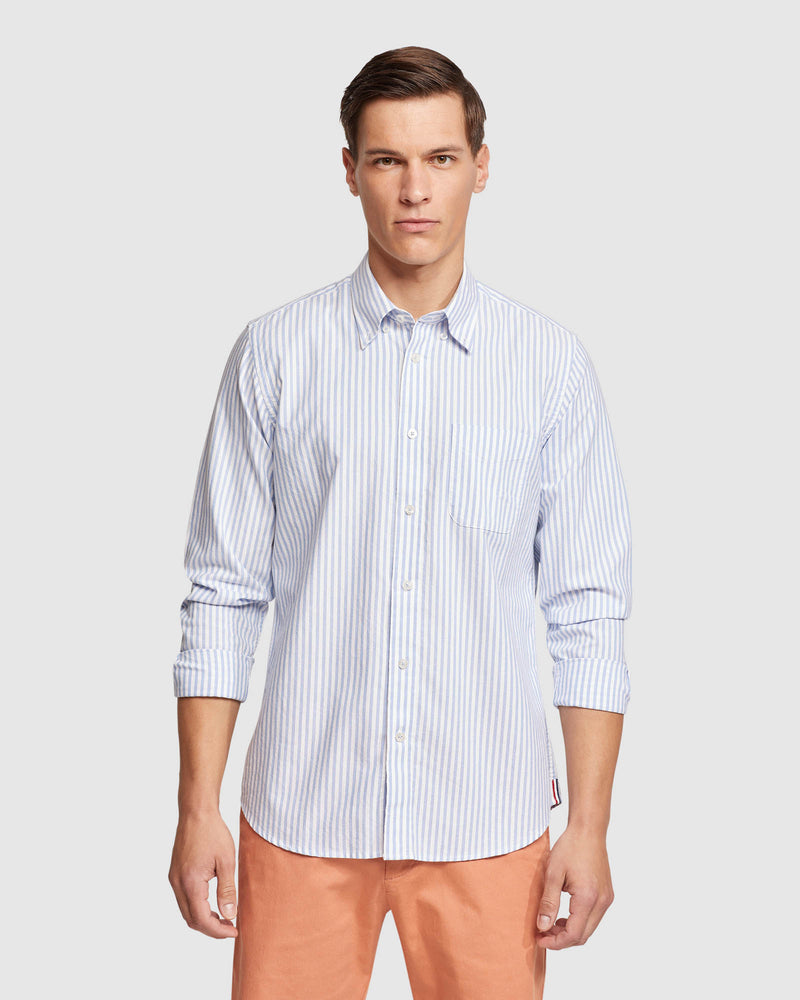 PORTLAND REGULAR FIT STRIPED SHIRT MENS SHIRTS