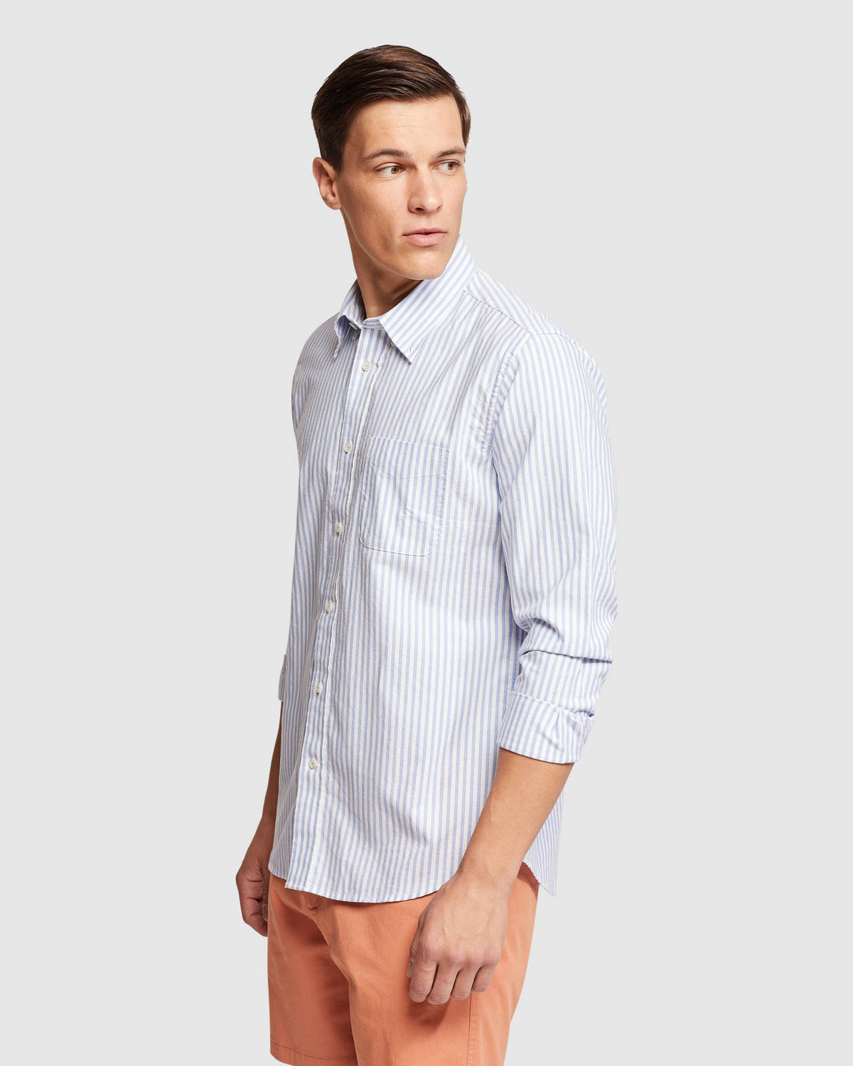 PORTLAND REGULAR FIT STRIPED SHIRT MENS SHIRTS