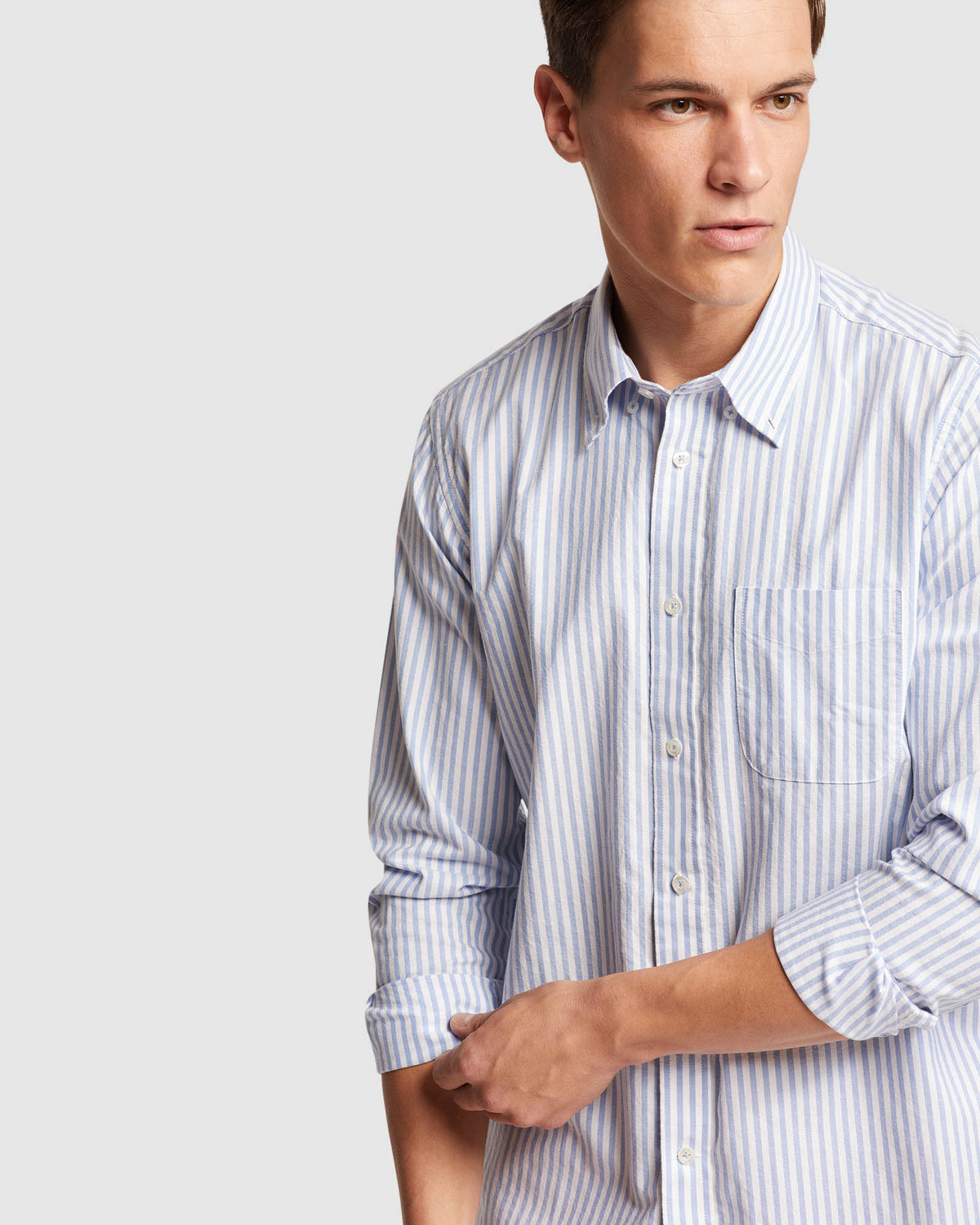 PORTLAND REGULAR FIT STRIPED SHIRT MENS SHIRTS
